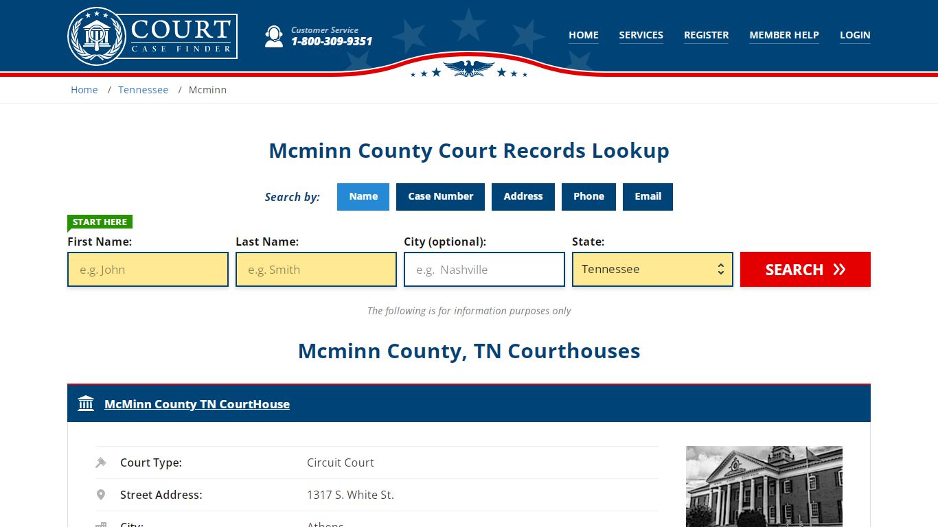 Mcminn County Court Records | TN Case Lookup